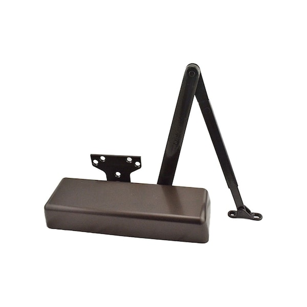 Parallel Arm Super Smoothee Adjustable 1-6 Surface Mounted Delay Door Closer w/TBSRT Thru Bolts